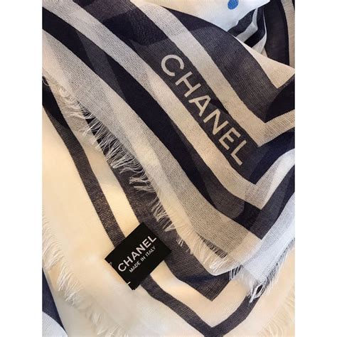 chanel cashmere scarves|vintage chanel scarves.